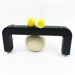 1Pc 20cm Purse Frame Lock Wooden Handle Women Wallet Handbag Frames Clip Wood Closure Brackets Black Handles DIY Bag Accessories