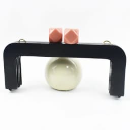 1Pc 20cm Purse Frame Lock Wooden Handle Women Wallet Handbag Frames Clip Wood Closure Brackets Black Handles DIY Bag Accessories