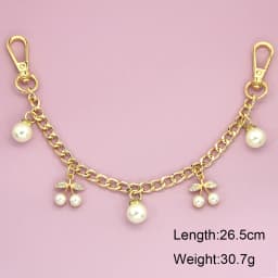 Fashion temperament glass stone red cherry chain jewelry bag hanging jewelry bag charm bag accessories