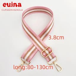 New Women Handbag Wide 3.8cm Belt Shoulder Crossbody Bag Strap Replacement Adjustable Strap Bag Part Accessory Belt For Bag