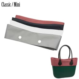 TANQU New Standard Mini Solid Color Microfiber Fabric Trim Decoration For Obag Handbag O Bag Classic Mini