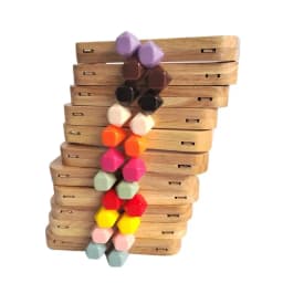 New 1 Sets Handmade Wooden Purse Frame Wholesale Diy Handbag Accessories Obag Handles 10 Colors V Shape Wood Purse Frames