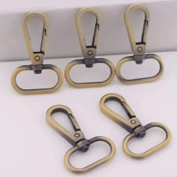 5pcs Metal Swivel Snap Clasps Buckles Lobster Clasp Swivel Trigger Clips Snap Hook Bag Strap Buckle DIY Sewing Accessories