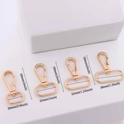 5pcs Metal Swivel Snap Clasps Buckles Lobster Clasp Swivel Trigger Clips Snap Hook Bag Strap Buckle DIY Sewing Accessories