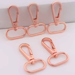 5pcs Metal Swivel Snap Clasps Buckles Lobster Clasp Swivel Trigger Clips Snap Hook Bag Strap Buckle DIY Sewing Accessories