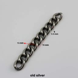 1-10 Meters 11mm 13mm 17mm 22mm rainbow Aluminium Chain Light weight chain for hand bag purse adjusted strap Handbag Straps Bag
