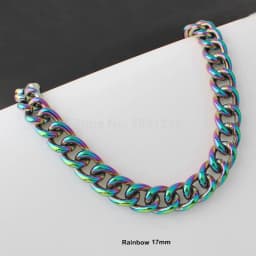 1-10 Meters 11mm 13mm 17mm 22mm rainbow Aluminium Chain Light weight chain for hand bag purse adjusted strap Handbag Straps Bag