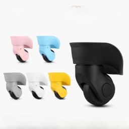 Afashion Universal Wheel Luggage Accessories Aircraft Carryon Suitcase Plane Silent Wheel Bag Shock Absorption Wheel Replacemen