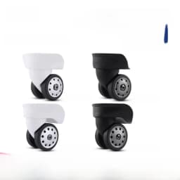 Afashion Universal Wheel Luggage Accessories Aircraft Carryon Suitcase Plane Silent Wheel Bag Shock Absorption Wheel Replacemen