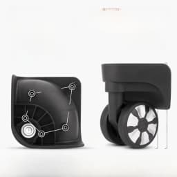 Afashion Universal Wheel Luggage Accessories Aircraft Carryon Suitcase Plane Silent Wheel Bag Shock Absorption Wheel Replacemen