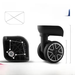 Afashion Universal Wheel Luggage Accessories Aircraft Carryon Suitcase Plane Silent Wheel Bag Shock Absorption Wheel Replacemen