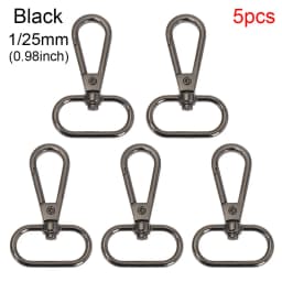 5Pcs/Set Metal Bags Strap Buckles Lobster Clasp Collar Carabiner Snap Hook DIY Keychain Bag Parts Accessories 13/15/20/25mm