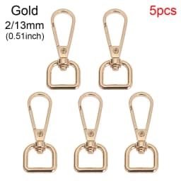 5Pcs/Set Metal Bags Strap Buckles Lobster Clasp Collar Carabiner Snap Hook DIY Keychain Bag Parts Accessories 13/15/20/25mm