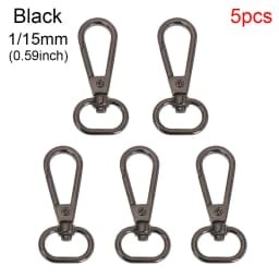 5Pcs/Set Metal Bags Strap Buckles Lobster Clasp Collar Carabiner Snap Hook DIY Keychain Bag Parts Accessories 13/15/20/25mm