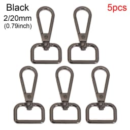 5Pcs/Set Metal Bags Strap Buckles Lobster Clasp Collar Carabiner Snap Hook DIY Keychain Bag Parts Accessories 13/15/20/25mm
