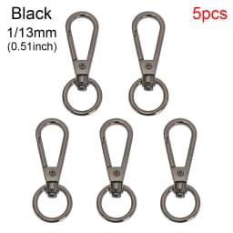 5Pcs/Set Metal Bags Strap Buckles Lobster Clasp Collar Carabiner Snap Hook DIY Keychain Bag Parts Accessories 13/15/20/25mm