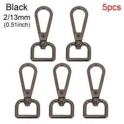 5Pcs/Set Metal Bags Strap Buckles Lobster Clasp Collar Carabiner Snap Hook DIY Keychain Bag Parts Accessories 13/15/20/25mm