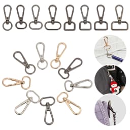 5Pcs/Set Metal Bags Strap Buckles Lobster Clasp Collar Carabiner Snap Hook DIY Keychain Bag Parts Accessories 13/15/20/25mm