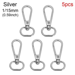 5Pcs/Set Metal Bags Strap Buckles Lobster Clasp Collar Carabiner Snap Hook DIY Keychain Bag Parts Accessories 13/15/20/25mm