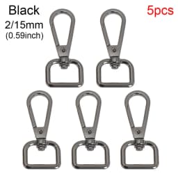 5Pcs/Set Metal Bags Strap Buckles Lobster Clasp Collar Carabiner Snap Hook DIY Keychain Bag Parts Accessories 13/15/20/25mm
