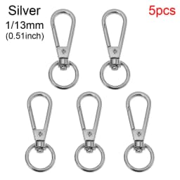 5Pcs/Set Metal Bags Strap Buckles Lobster Clasp Collar Carabiner Snap Hook DIY Keychain Bag Parts Accessories 13/15/20/25mm