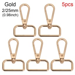 5Pcs/Set Metal Bags Strap Buckles Lobster Clasp Collar Carabiner Snap Hook DIY Keychain Bag Parts Accessories 13/15/20/25mm