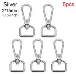 5Pcs/Set Metal Bags Strap Buckles Lobster Clasp Collar Carabiner Snap Hook DIY Keychain Bag Parts Accessories 13/15/20/25mm