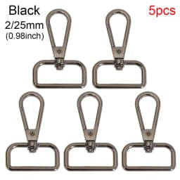 5Pcs/Set Metal Bags Strap Buckles Lobster Clasp Collar Carabiner Snap Hook DIY Keychain Bag Parts Accessories 13/15/20/25mm