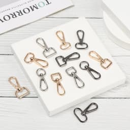 5Pcs/Set Metal Bags Strap Buckles Lobster Clasp Collar Carabiner Snap Hook DIY Keychain Bag Parts Accessories 13/15/20/25mm