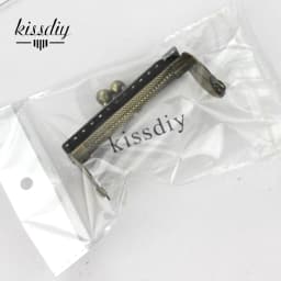KISSDIY 10PCS 7cm 9cm Antique Bronze Metal Coin Purse Frame Small Size Kiss Clasp Sewing Bag Handle DIY Bag Hardware Accessories