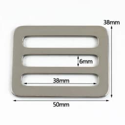 2/5/10Pcs 26-50mm Stainless Steel Tri-Glide Slider Buckle for Backpack Strap Safety Belt Adjust Clasp DIY Hardware Accessories