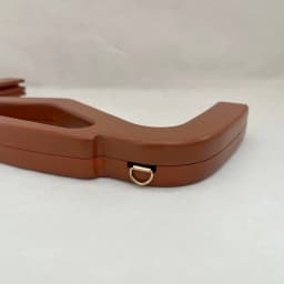 25x13 Cm V-Shaped Wooden Handbag Handles Frame Clasp Set Colorful DIY Bag Accessories with Screws for Purse Making