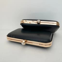 20cm Rectangle Shell Box Bag Clutch Frame Women Purse Frame Chain Clasp Loop Pearl Head Lock Handmade Accessories Materials