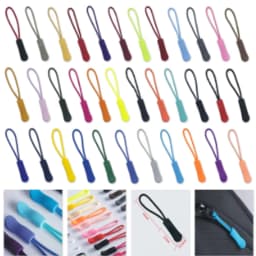 10/20pcs Zipper Puller End Rope Tag Replacement Clip Buckle Fixer for Zip Cord Travel Bag Suitcase Tent Backpack