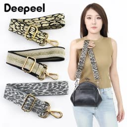 38mm Replacement Handbag Strap Leopard Shoulder Straps Adjustable Crossbody Belts for DIY Women Bag Belt Replace Accessories
