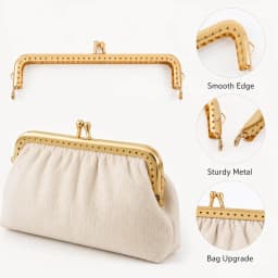 2/4Pcs Deepeel 18cm Metal Square Kiss Clasp Women Handbag Embossed Handle Purse Frame Lock Buckle DIY Bag Brackets Accessories