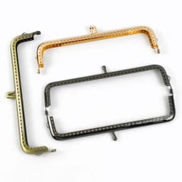2/4Pcs Deepeel 18cm Metal Square Kiss Clasp Women Handbag Embossed Handle Purse Frame Lock Buckle DIY Bag Brackets Accessories
