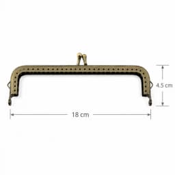2/4Pcs Deepeel 18cm Metal Square Kiss Clasp Women Handbag Embossed Handle Purse Frame Lock Buckle DIY Bag Brackets Accessories