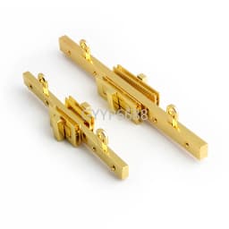 1-4-10PCS K Gold 21.8/16.8CM Metal Cast Solid Double Twist Locks For Bags Handbag Tote Carrying Handle Clasp Buckles Accessories