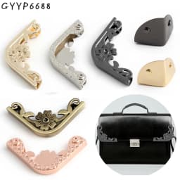 2/4/10PCS 35mm,32mm Metal Triangle Corner Protective Buckle For Bags Book Photo Album Clip Clasps Decoration Hook Accessories