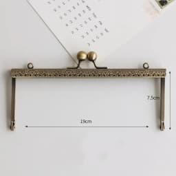 LIONSEN DIY10.5cm  Barge foot Metal Purse Frame Handle Kiss Clasp Lock for DIY Bag Sewing Craft Tailor Accessories