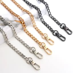 Iron Flat Chain for Handbag Shoulder Bag Crossbody Bag Purse Chain Strap Replacement DIY Purse Making