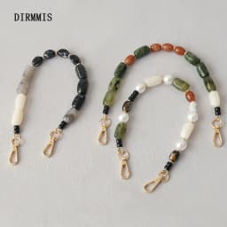 New Fashion Woman Bag Accessory Detachable Luxury Beaded Chains Cute Acrylic Luxury Strap Women Handbag Shoulder Handle Chain
