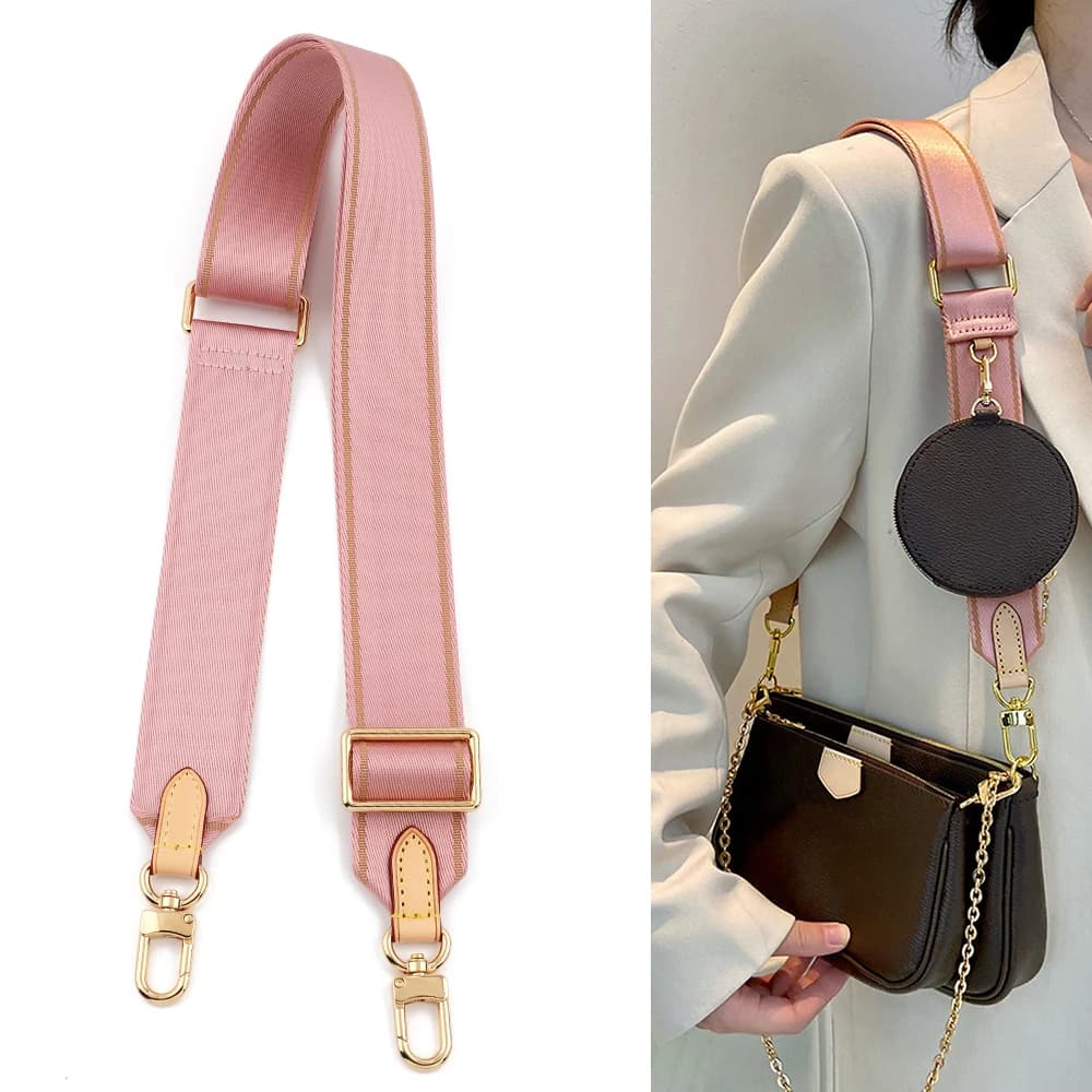 Fashion Adjustable 70-110cm Canvas Bag Strap Shoulder Strap Crossbody Strap Wide Bag Strap Bag Replacement Accessories for Women