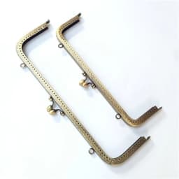30CM 25CM Thicken Purse DIY Sewing Big Coin Purse Bronze Square Purse Frame Kiss Clasp For Bag Accessory