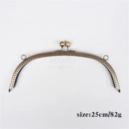30CM 25CM Thicken Purse DIY Sewing Big Coin Purse Bronze Square Purse Frame Kiss Clasp For Bag Accessory
