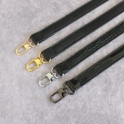Black Lady's Bag PU Leather Shoulder Strap Crossbody Bag Belt adjustable Replace Handle Accessories