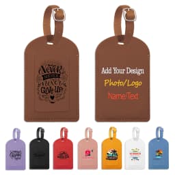 10pcs Free Custom Name Multi-color Airplane Boarding Passes Creative Travel Box Checked in Smooth Pu Leather Luggage Tags Gifts
