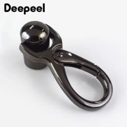 2/4/10Pcs Deepeel 11mm Metal Cap Clasp Bags Handbag Handle Strap Cords Buckle Hooks Connector Bag Hanger Hardware Accessories