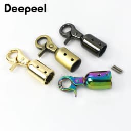 2/4/10Pcs Deepeel 13mm Metal Screw Buckles Handbag Chain Connect Bell Hanger Straps Stopper Snap Hook DIY Hardware Accessories